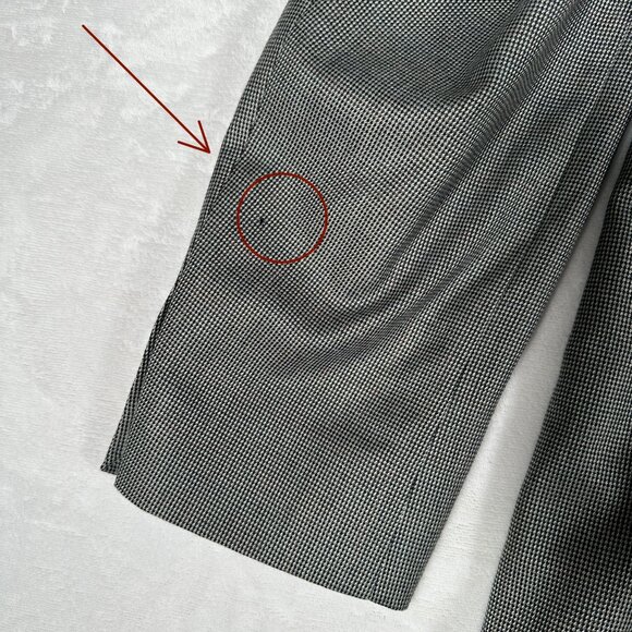 Lauren Ralph Lauren Blazer Men Size 48L Gray Herringbone 2-Button Classic Jacket - Picture 10 of 10